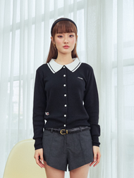 AILUMI - She is Cardigan เสื้อคาร์ดิแกนมีปก เส้นด้ายคอตตอนวูลพิเศษ