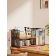 餐桌置物架 浴室 客廳桌面零食收納架子 飯桌整理架 浴室 廚房桌上分層儲物架子（平行進口）（快遞送貨上門）