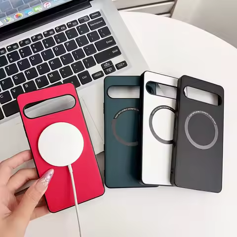 Luxury PU Leather Wireless Charging For Magsafe Magnetic Case For Sony Xperia 10 VII 10VII 5G Soft B