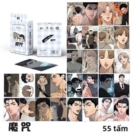 50 Cái/Bộ Card Manga Hàn Quốc Laser Lomo HD Photocard Với Nhân Vật Truyện Tranh Mini Postcard Làm Qu