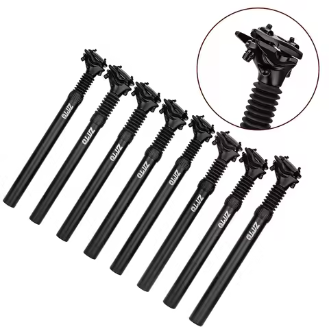 Bike 25.4 27.2 28.6 30 30.4 30.9 31.6*350L Suspension Seatpost Shock Absorber Damping Seat Tube 33.9