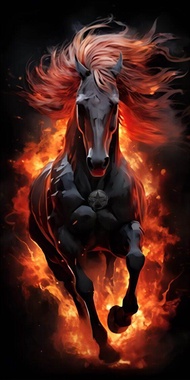 perilla-สวยม้า Totem ภาพโปสเตอร์พิมพ์พิมพ์ผ้าใบสำหรับสำนักงาน โรงแรม ร้านอาหาร บ้าน ตกแต่งศิลปะผนัง 