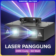 Laser Stage Light Double Head RGB DMX 60W - EQ-60W