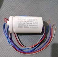 Kapasitor Capacitor Mesin Cuci SHARP ORIGINAL 11uf+3uf