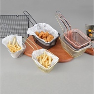 Mini FRYER BASKET FRENCH FRIES STAINLESS Serving BASKET/MINI FRENCH FRIES HOLDER BASKET
