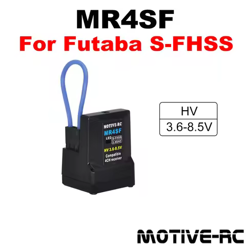 MR4SF Futaba S-FHSS Compatible V2 Receiver 6.8ms High Speed 4 Channel For SFHSS 4PLS 4PX 4PM 10PX 14