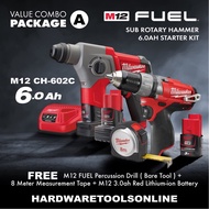 LIMITED UNITS  Milwaukee M12 FUEL Sub Compact Rotary Hammer Combo Package