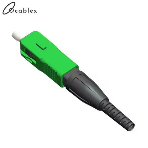 ESC920H 100 PCS/Lot SC APC SC UPC Fast Connector Mechanical Fiber Optic Connector-Fiber Pre-embedded