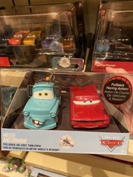 香港迪士尼樂園 反斗車王 Cars 閃電王 麥坤 Lightning McQueen 玩具車 套裝