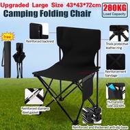 Camping Chair Outdoor Indoor Foldable Chair Portable Fishing Chair Beach Folding Chair with Pocket