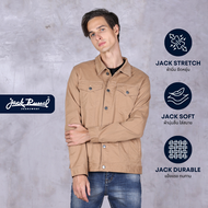 เสื้อแจ๊คเก็ตผู้ชาย ทรงเข้ารูป Jack Russel Handwerk JK-122 Slim Fit Khaki / Brown / Navy