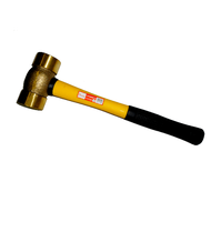 ฆ้อนทองเหลืองด้ามไฟเบอร์ รุ่น ZH0060 5 ปอนด์