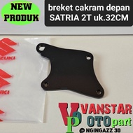 breket cakram depan satria 2tak skywave tornado lebar 320mm 32cm set baut