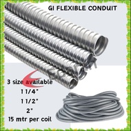 TS GI FLEXIBLE CONDUIT (15MTRS/50FTS) 1-1/4" (32MM) , 1-1/2" (38MM) AND 2'' (50MM)