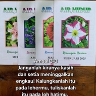 ( TERLARIS ) (2buku)Buku Renungan Harian AIR HIDUP April & Mei2025(pilih 2buku)(X369)