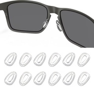 6 Pairs Replacement Nosepad Pieces for Oakley Holbrook Metal OO4123/Gauge 6 OO6038/Gauge 8 OO4124/El