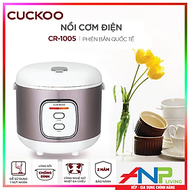 Nồi cơm điện Cuckoo CR-1005 (Lòng Nồi Chống Dính Dung Tích 1.8L - Công Suất 700W - Điều Khiển Nút Bấm Cơ) - Hàng chính hãng