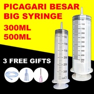 Grease Pump Grease Syringe Picagari Besar Big Syringe Alat Penyedut Grease Syringe 500ML 300ML
