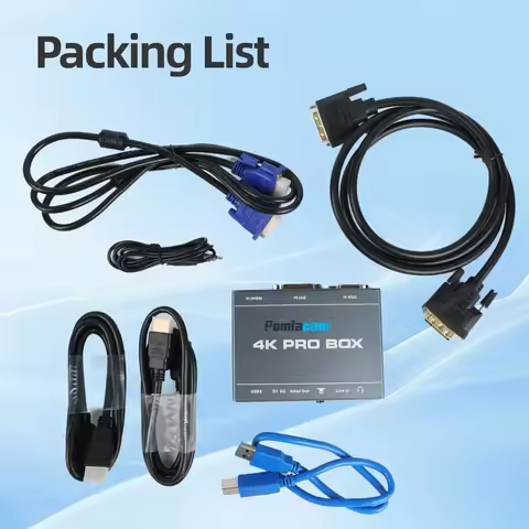 Capture Crystal-Clear Video with The 4K PRO BOX DVI HDMI VGA To USB3.0 Capture Card HD Video Capture