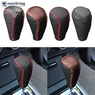 EAZYLIVING Leather Cover for Car Gear Shift Knob, Transmission Lever Toyota Camry RAV4 Q6T7 EUN3
