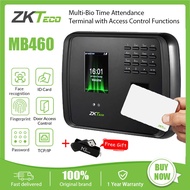 ZKTeco Face/Fingerprint Time Attendance Machine Time Attendance Time Recorder Clock Access Control Office Supplier MB460