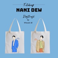 Totebag Tote bag Thai Actor Dew Jiwat Nani Hirunkit Thailand Actor