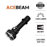Dedicated flashlight ACEBEAM L35 LED CREE XHP70.2 bright 5000lm distance 480m battery 21700 5100mAh 