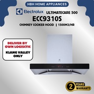 [RM229 Install] Electrolux 90cm ECC9310S 1500m3/hrs UltimateTaste 500 Chimney Cooker Hood 9310 9310S
