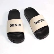 Dép DELIS dép quai ngang nam nữ đế cao xu nguyên khối đi êm chân chống trơn đi làm đi chơi shop b