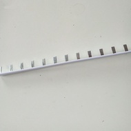 DZ47 Busbar C45 1P 2P 3P 1m Hollow Copper Bar/Copper Teeth/Copper Row Connection Bar Busbar Row