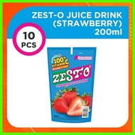 ◷ ⚡ Zest-O Juice Drink Strawberry (10 x 200ml)