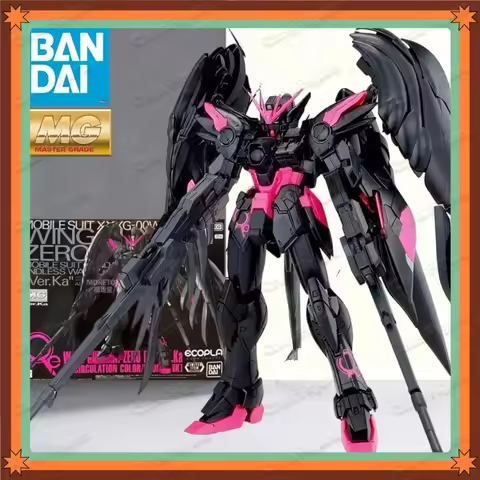 In Stock Bandai Spirits MG 1/100 Wing Gundam Zero EW Ver.Ka Gundam Base Limited Recycled Neon Pink M
