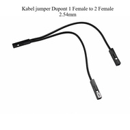 Jumper cable Dupont 1 Female to 2 Female 2.54mm 26AWG Jumper Length Spliter branch 2 Arduino PCB 10c