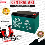 KAYABA 6-Dzf-14 12V 14Ah Aki Sepeda Listrik