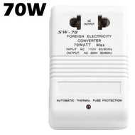 Reliable 70W StepUp Voltage Converter Convert 220V/240V to 110V/120V for Travel