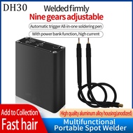 DH30 30Gears แบบพกพา Spot Welder 5000mAh เชื่อม 0.2mm นิกเกิล Strip Spot เครื่องเชื่อม 18650 21700