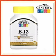 21st Century, Vitamin B12, B-12 500 mcg, 110 Tablets