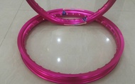 วงล้อสีชมพู Street drag rim / BOUSHI สวยทน 1คู่(หน้า-หลัง)ขนาดขอบล้อ 1.40x17=2วง ใส่กับรถมอเตอร์ไซค์