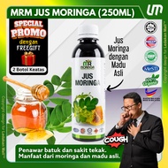 Jus MR Moringa dengan Madu Asli (250ML) Penawar Batuk, Selsema, Semput, Cair Kahak, Asma dan Resdung