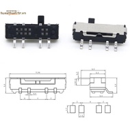 TRTR 10Pcs 4 Pin Mini Slide Switch On-OFF 3Position Micro Slide Toggle Switch Miniature Horizontal S