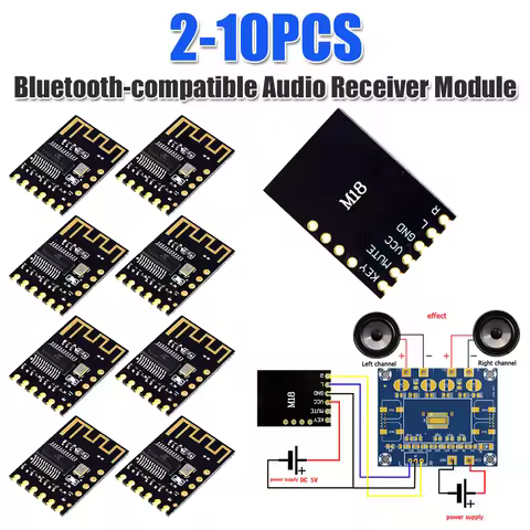 HW-425 Bluetooth Audio Receiver Board Bluetooth 4.2 Stereo Music Decoder Module