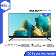 Gell TV 43 Inch / TV 32 Inch Smart LED TV Powered By Android Series/G43E-SM-SB
