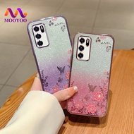 Case Huawei P40 P40Pro Floral Soft Casing Blink Phone Cover For Huawei P40 Pro