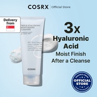 COSRX Hydirum Triple Hyaluronic Moisturizing Cleanser 150ml, Triple Hyaluronic Acid, Daily Cleanser, Korean Mild Cleanser