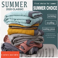 (In stock) Super soft quilt (comfortable) single and queen/queen, washed cotton-summer thin quilt/ai