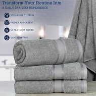 [ COSTCO USA ] Purely Indulgent 100% Egyptian Cotton bath Towel USA Size: 76cm x 147cm