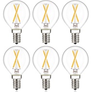G16.5 LED Bulb E12 G16 1/2 Round LED Candelabra Bulb 25W Equivalent, Soft Warm White 3000K AC120V 20