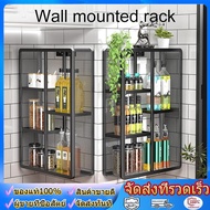 wjhh Storage shelf hanging shelf bathroom shelf No-drilling kitchen shelf multi-function wall-mounte