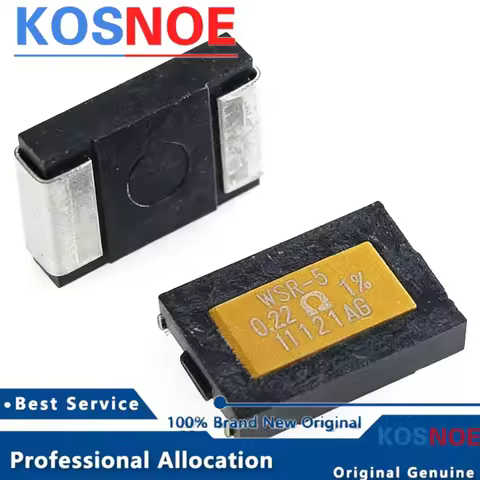 10PCS DALE WSR-5 0.22R 1% 4527 WSR5R2200FEA SMD RESISTOR 100%New Imported Original