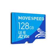 MoveSpeed Pro microSDXC sd การ์ด แท้ เมมโมรี่การ์ด แฟลชไดร์ฟ 32/64/128/256GB A2 C10 U3 V60 100MB/s R